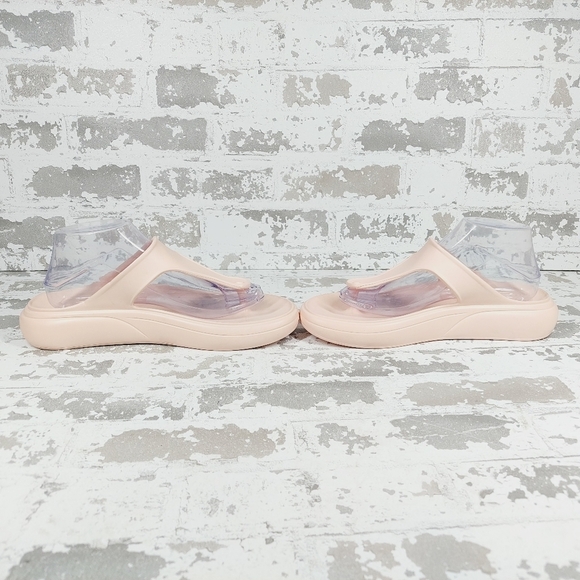 New Stuart Weitzman Stuflex Rosewater T-Strap Slides X276 - Picture 7 of 11